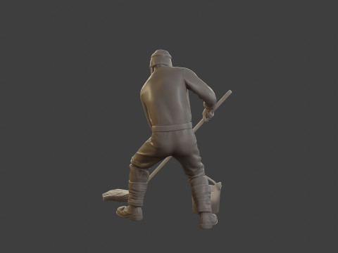 1900 Antartic Sailor ANS1 013 3D 프린트 모델