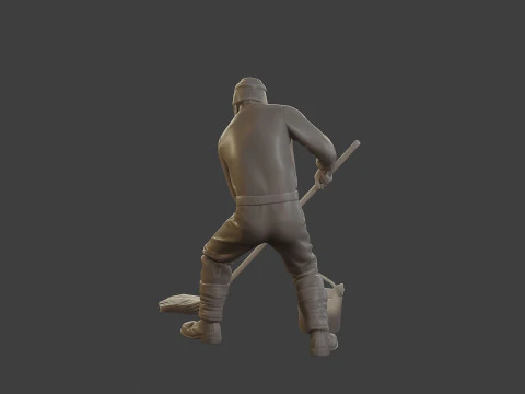 1900 Antartic Sailor ANS1 013 3D Print Model