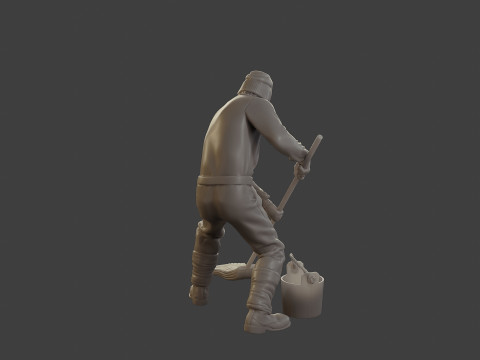 1900 Antartic Sailor ANS1 013 3D 프린트 모델