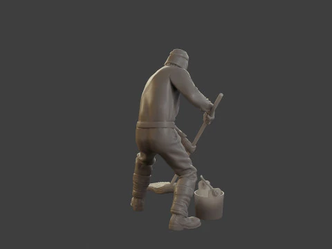 1900 Antartic Sailor ANS1 013 3D Print Model