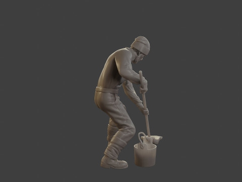 1900 Antartic Sailor ANS1 013 3D 프린트 모델