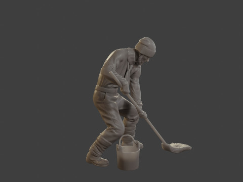 1900 Antartic Sailor ANS1 013 3D 프린트 모델