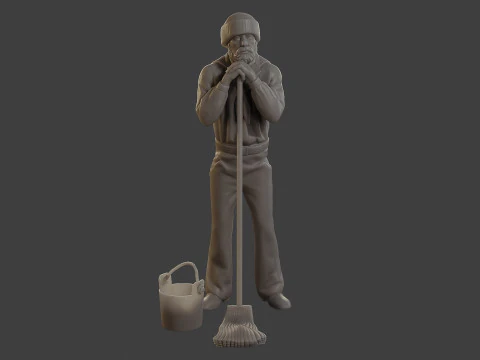 1900 Antartic Sailor ANS1 014 3D Print Model