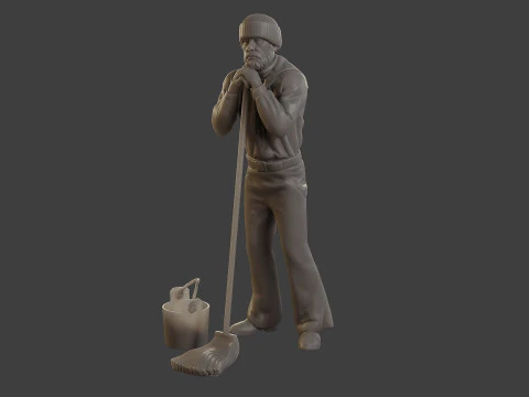 1900 Antartic Sailor ANS1 014 3D Print Model