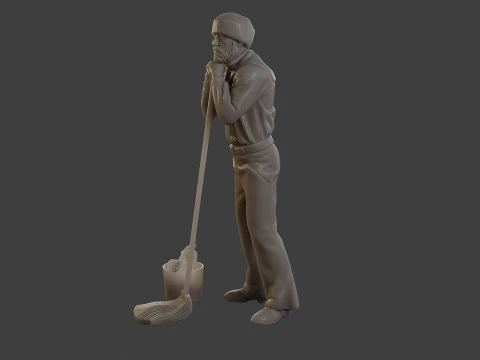 1900 Antartic Sailor ANS1 014 3D Print Model