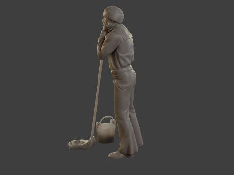 1900 Antartic Sailor ANS1 014 3D Print Model
