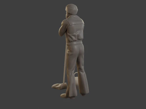 1900 Antartic Sailor ANS1 014 3D Print Model