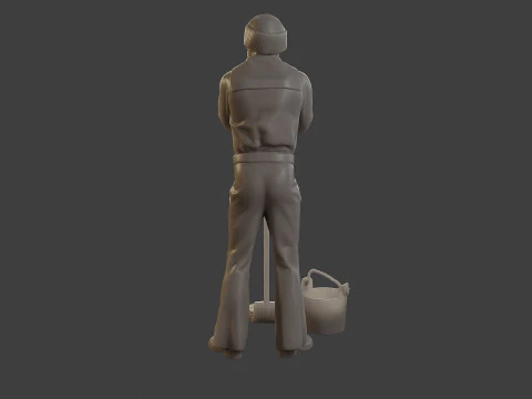1900 Antartic Sailor ANS1 014 3D Print Model