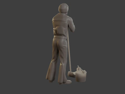1900 Antartic Sailor ANS1 014 3D Print Model