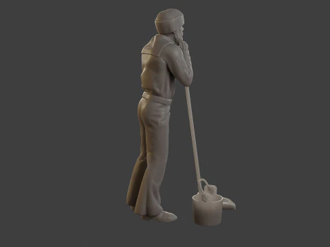 1900 Antartic Sailor ANS1 014 3D Print Model