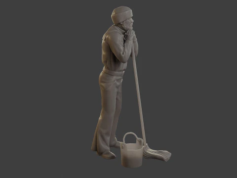 1900 Antartic Sailor ANS1 014 3D Print Model