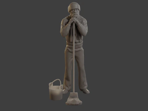 1900 Antartic Sailor ANS1 014 3D Print Model