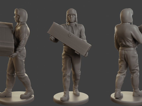1900 Antartic Sailor ANS1 015 Modelo de Impressão 3D
