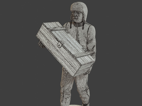 1900 Antartic Sailor ANS1 015 3D Print Model