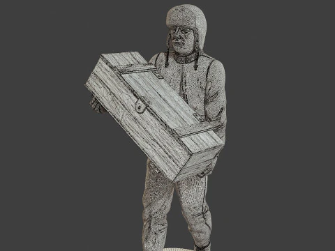 1900 Antartic Sailor ANS1 015 3D Print Model