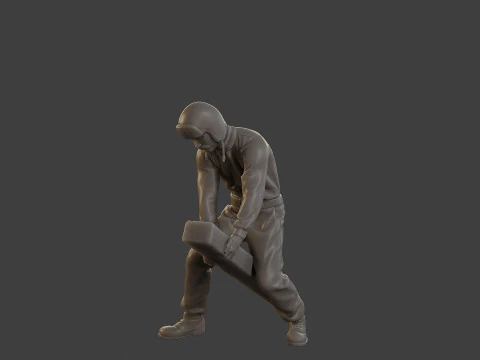 1900 Antartic Sailor ANS1 016 3D Print Model