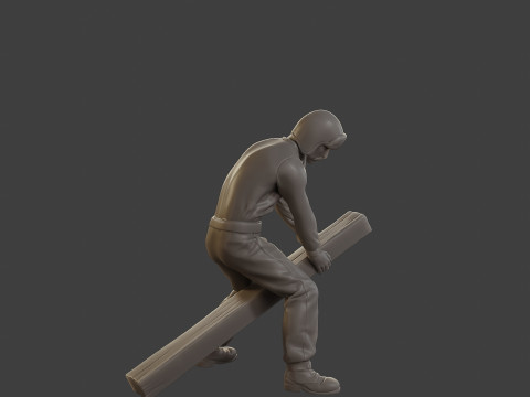 1900 Antartic Sailor ANS1 016 Modelo de Impressão 3D