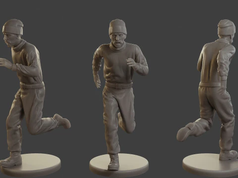 1900 Antartic Sailor ANS1 Pack 2 3D Print Model