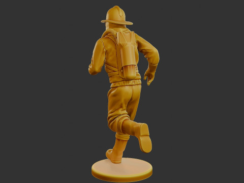 Czechoslovakian firefighter 90s 003 Modelo de impresión 3D