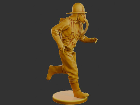 Czechoslovakian firefighter 90s 003 Modelo de impresión 3D