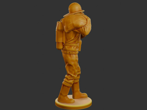 Czechoslovakian firefighter 90s 006 3D Print Model