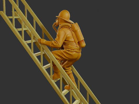 Pompiere cecoslovacco anni '90 007 Modello di stampa 3D