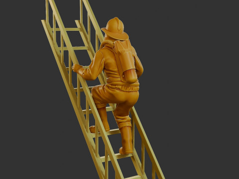 Czechoslovakian firefighter 90s 007 Modelo de impresión 3D