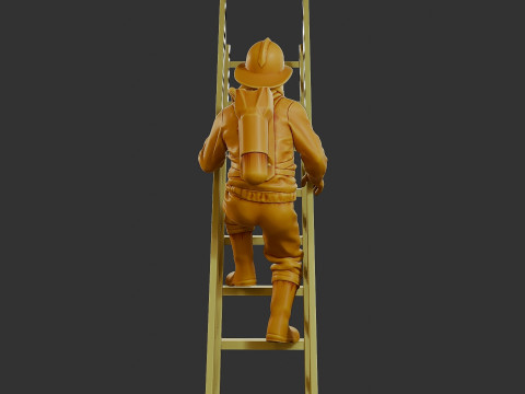 Czechoslovakian firefighter 90s 007 Modelo de impresión 3D