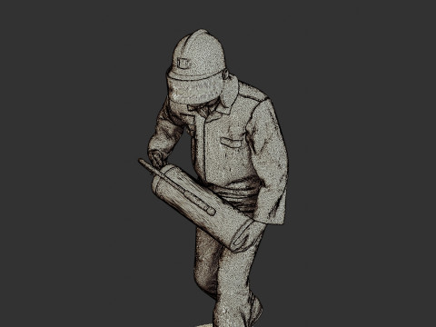 Czechoslovakian firefighter 90s 009 3D 프린트 모델