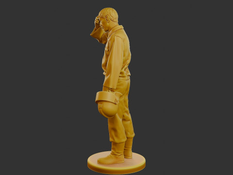 Czechoslovakian firefighter 90s 010 3D 打印模型
