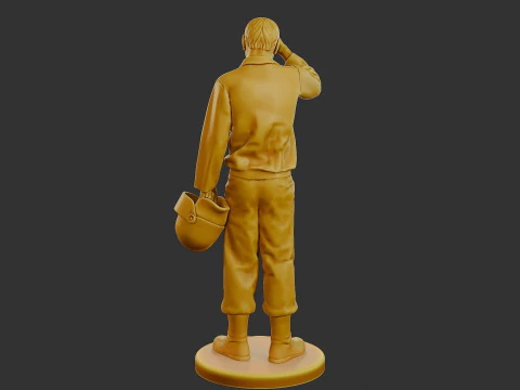 Czechoslovakian firefighter 90s 010 3D Print Model