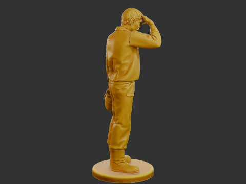 Czechoslovakian firefighter 90s 010 3D Print Model