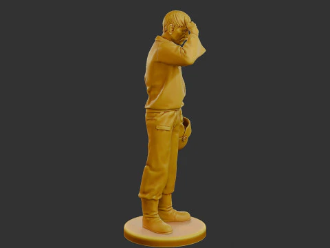 Czechoslovakian firefighter 90s 010 3D Print Model