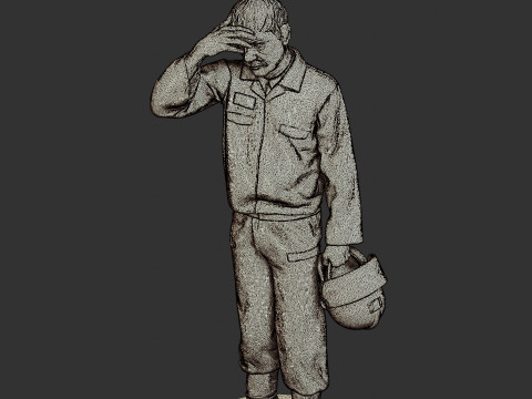 Czechoslovakian firefighter 90s 010 3D 打印模型