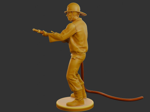 Czechoslovakian firefighter 90s 011 3D 打印模型