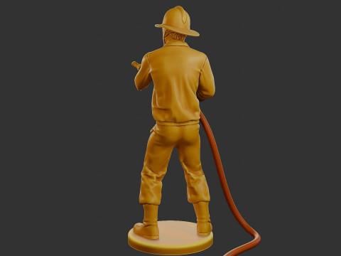 Czechoslovakian firefighter 90s 011 3D 打印模型
