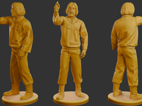 Czechoslovakian firefighter 90s 014 Modelo de Impressão 3D