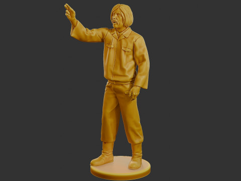 Czechoslovakian firefighter 90s 014 Model Cetak 3D