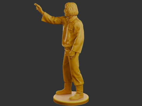 Czechoslovakian firefighter 90s 014 Model Cetak 3D