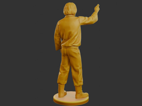 Czechoslovakian firefighter 90s 014 Model Cetak 3D
