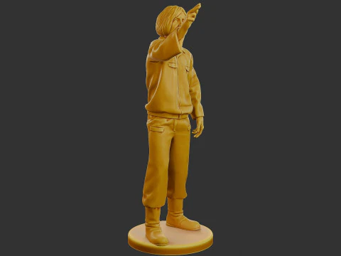 Czechoslovakian firefighter 90s 014 3D Print Model