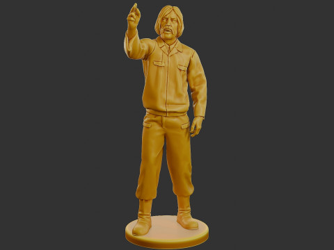 Czechoslovakian firefighter 90s 014 Model Cetak 3D