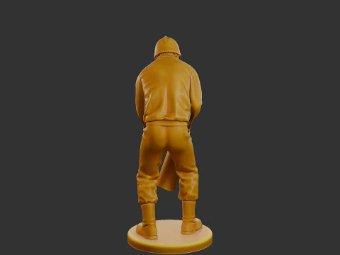 Czechoslovakian firefighter 90s 015 3D Print Model