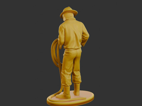 Czechoslovakian firefighter 90s 016 3D 打印模型