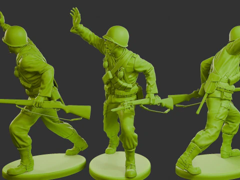 Bombero checoslovaco a&ntilde;os 90 Pack 2 Modelo de impresión 3D