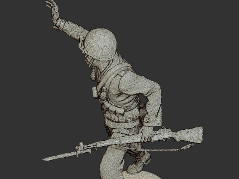 Czechoslovakian firefighter 90s Pack 2 3D Print Model