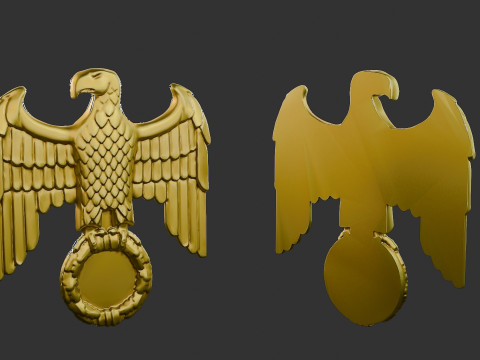 WWII German Eagle B 3D-Druckmodell