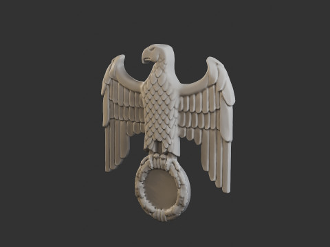 WWII German Eagle B 3D Принт Модель