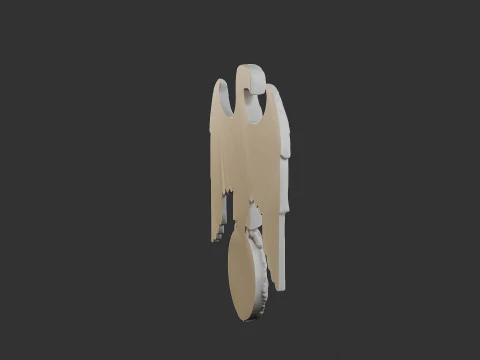 WWII German Eagle B 3D Print Model
