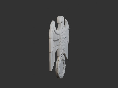 WWII German Eagle B 3D Принт Модель